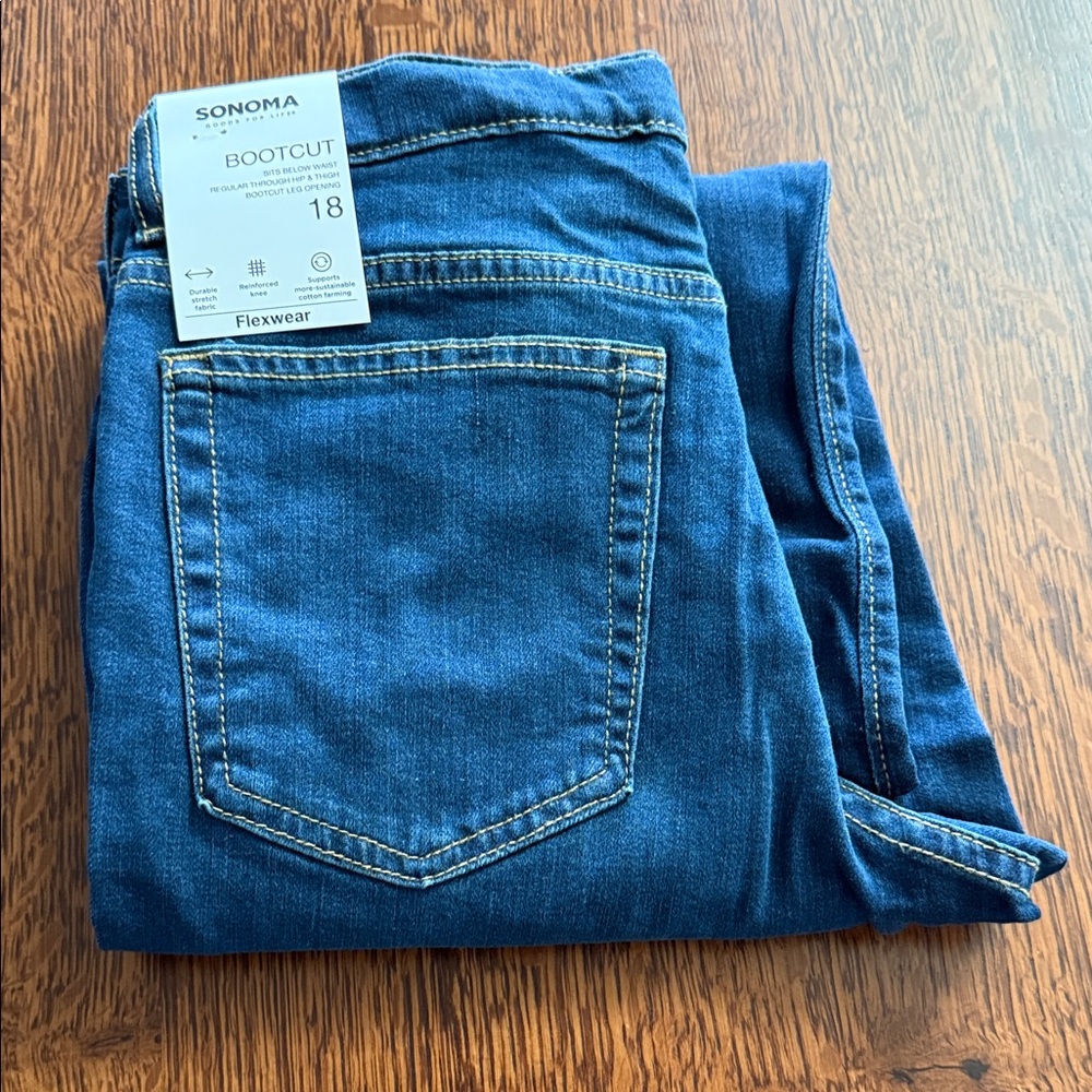 Sonoma Flexwear Bootcut Jeans - Classic Blue